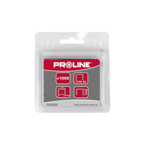55308 Zszywki hartowane typ 53 L=8mm, Proline 55308 Zszywki hartowane typ 53 L=8mm, Proline