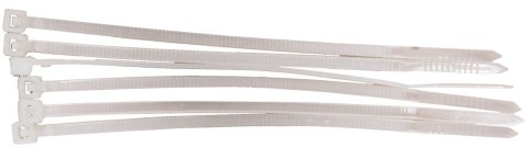 59230B Opaski zaciskowe 3,6x300 mm białe 100 sztuk, Mega 59230B Opaski zaciskowe 3,6x300 mm białe 100 sztuk, Mega