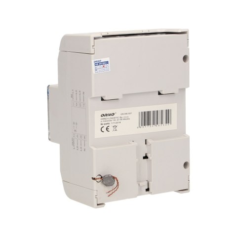 3-fazowy wskaźnik energii elektrycznej, 120A, 5 modułów, DIN TH-35mm, dodatkowy przycisk 3-fazowy wskaźnik energii elektrycznej, 120A, 5 modułów, DIN TH-35mm, dodatkowy przycisk