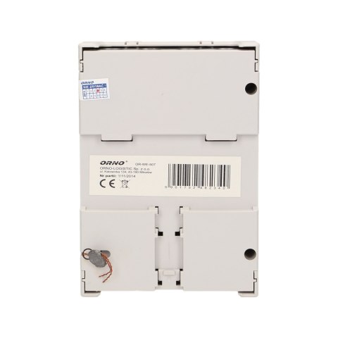 3-fazowy wskaźnik energii elektrycznej, 120A, 5 modułów, DIN TH-35mm, dodatkowy przycisk 3-fazowy wskaźnik energii elektrycznej, 120A, 5 modułów, DIN TH-35mm, dodatkowy przycisk