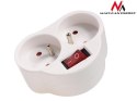 MCE31 Gniazdko prądowe X2 z wyłącznikiem 3680W
