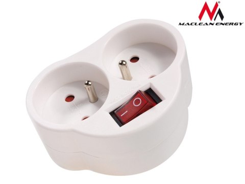 MCE31 Gniazdko prądowe X2 z wyłącznikiem 3680W MCE31 Gniazdko prądowe X2 z wyłącznikiem 3680W