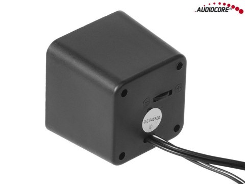 AC870 R 43397 Głośniki komputerowe 6W USB Red&Black AC870 R 43397 Głośniki komputerowe 6W USB Red&Black