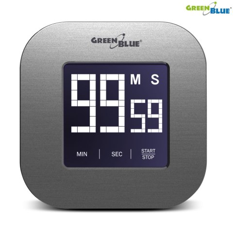 GB524 46005 Cyfrowy timer stoper minutnik magnetyczny z dotykowym ekranem GB524 46005 Cyfrowy timer stoper minutnik magnetyczny z dotykowym ekranem