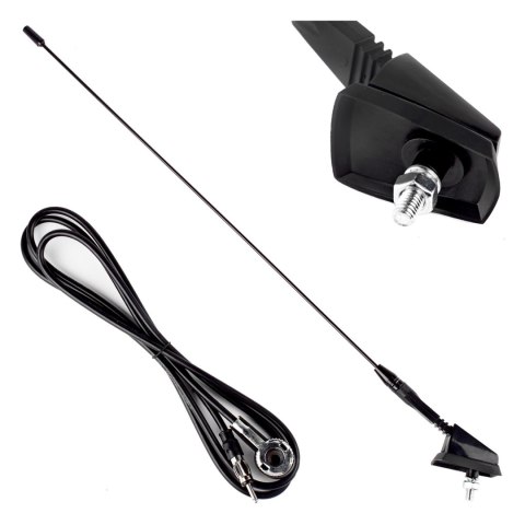 Antena samochodowa 41 cm 5 mm adapter ant01 amio-01048 Antena samochodowa 41 cm 5 mm adapter ant01 amio-01048