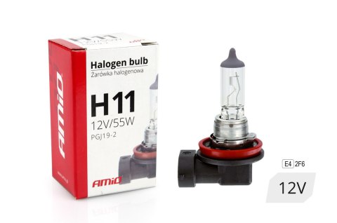 01159 Żarówka halogenowa H11 12V 55W filtr UV (E4) 01159 Żarówka halogenowa H11 12V 55W filtr UV (E4)