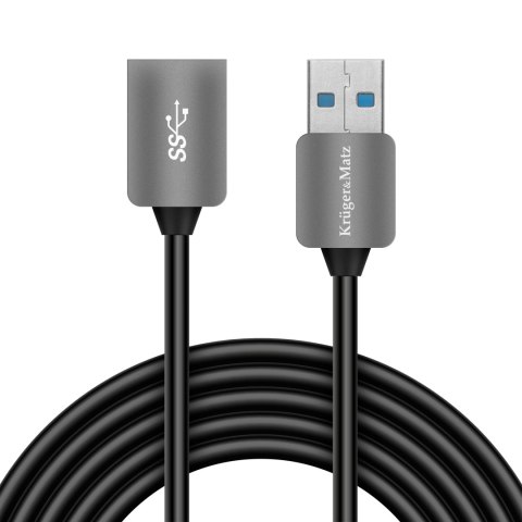 Kabel USB3.0 wtyk - gniazdo 1m Kruger&Matz Kabel USB3.0 wtyk - gniazdo 1m Kruger&Matz