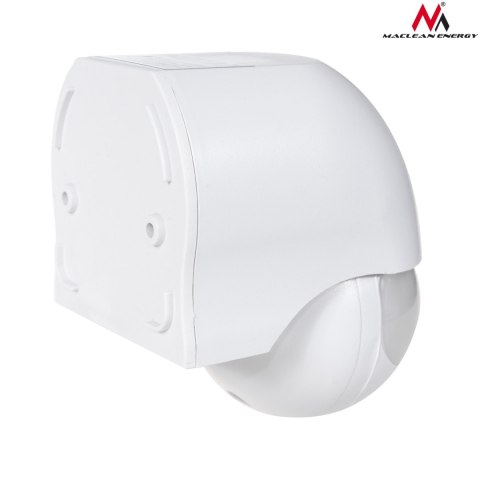 Czujnik ruchu na podczerwień Maclean, zasięg 12m, 180°, mas. obciążenie 1200W, MCE203 Czujnik ruchu na podczerwień Maclean, zasięg 12m, 180°, mas. obciążenie 1200W, MCE203
