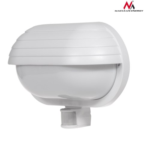 Oprawa ścienna Maclean, z czujnikiem PIR, max. 60W, 180°, MCE33 W Oprawa ścienna Maclean, z czujnikiem PIR, max. 60W, 180°, MCE33 W