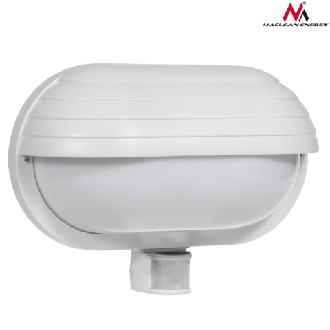 Oprawa ścienna Maclean, z czujnikiem PIR, max. 60W, 180°, MCE33 W Oprawa ścienna Maclean, z czujnikiem PIR, max. 60W, 180°, MCE33 W