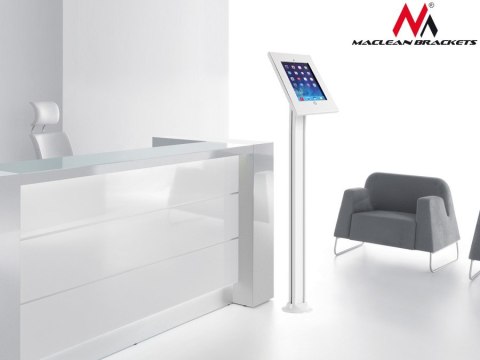 Stojak uchwyt reklamowy do tabletu Maclean, podłogowy z blokadą, iPad 2/3/4/Air/Air2, MC-678 Stojak uchwyt reklamowy do tabletu Maclean, podłogowy z blokadą, iPad 2/3/4/Air/Air2, MC-678