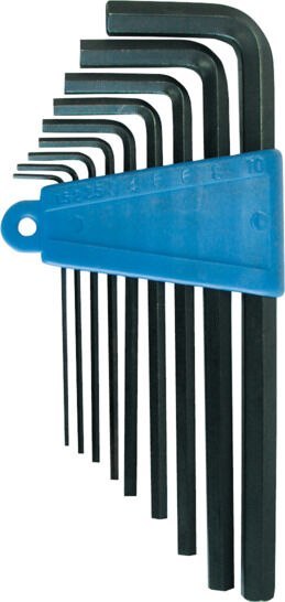 Klucze imbusowe kpl. 9 szt 1,5-10mm Klucze imbusowe kpl. 9 szt 1,5-10mm