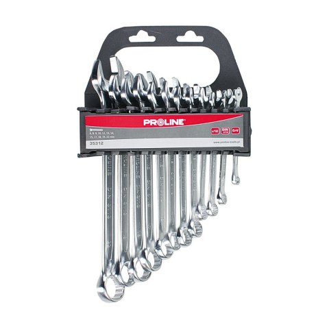 Klucze oczkowo-płaskie szt.12 (6-22mm), din 3113, cv,proline Klucze oczkowo-płaskie szt.12 (6-22mm), din 3113, cv,proline