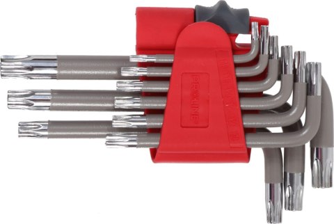 Klucze torx kpl.9 szt. t10-t50, s2, proline Klucze torx kpl.9 szt. t10-t50, s2, proline