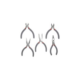 Szczypce precyzyjne 'micro' 120mm - kpl. szt.5 proline