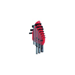 Klucz imbusowy kpl. 10szt (1,5-10mm) zasobnik plast. [e]