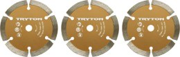 Zestaw tarczy diamentowych 89x10mm do przecinarki tpw600k - 3 sztuki