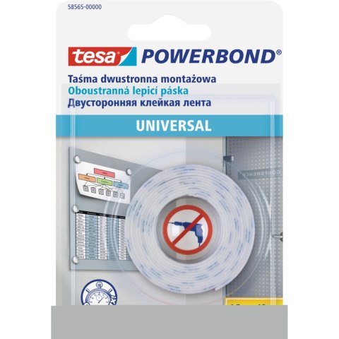 Taśma montażowa powerbond universal 1,5m:19mm (h5856500) Taśma montażowa powerbond universal 1,5m:19mm (h5856500)