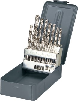 Wiertła do metalu hss din338 szlif. szt.19(1-10mm) proline