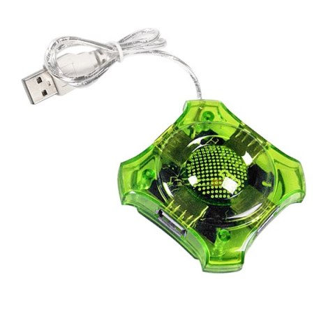 EA150G Esperanza usb 2.0 hub 4x usb star zielony EA150G Esperanza usb 2.0 hub 4x usb star zielony