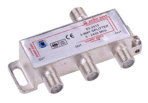 Splitter 3way 5-2450MHz Splitter 3way 5-2450MHz