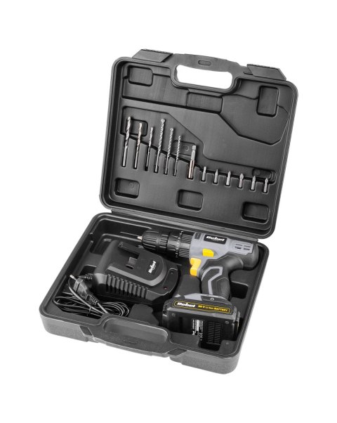 Akumulatorowa wiertarko-wkrętarka udarowa 20V 2A box Akumulatorowa wiertarko-wkrętarka udarowa 20V 2A box