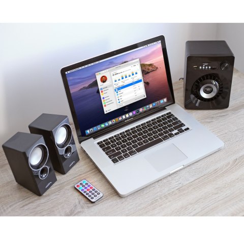 Zestaw głośników Bluetooth 2.1 Audiocore, radio FM, wejście kart TF, AUX, zasilanie USB, AC910 Zestaw głośników Bluetooth 2.1 Audiocore, radio FM, wejście kart TF, AUX, zasilanie USB, AC910
