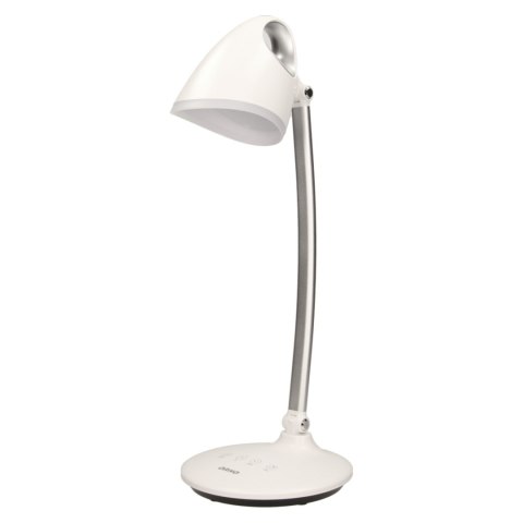 KALCYT LED 6W, lampka biurkowa, 200lm, 4000K, wyłącznik czasowy, biała KALCYT LED 6W, lampka biurkowa, 200lm, 4000K, wyłącznik czasowy, biała