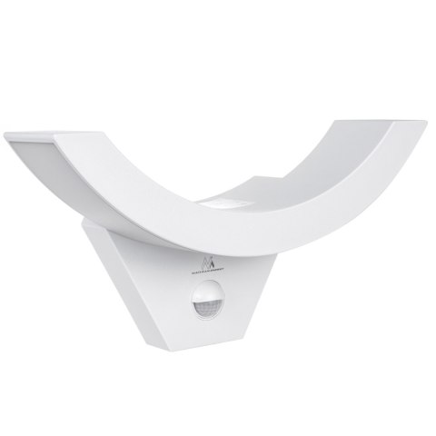 Lampa LED z czujnikiem ruchu Maclean, czujnik PIR, Kolor biały, 10W, IP54, 800lm, MCE290 W Lampa LED z czujnikiem ruchu Maclean, czujnik PIR, Kolor biały, 10W, IP54, 800lm, MCE290 W
