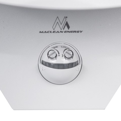 Lampa LED z czujnikiem ruchu Maclean, czujnik PIR, Kolor biały, 10W, IP54, 800lm, MCE290 W Lampa LED z czujnikiem ruchu Maclean, czujnik PIR, Kolor biały, 10W, IP54, 800lm, MCE290 W