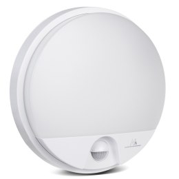 Lampa LED z czujnikiem ruchu Maclean , czujnik PIR, kolor biały, 15W, IP54, 1100lm,barwa neutralna, MCE291 W