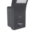 Lampa LED z czujnikiem ruchu Maclean, czujnik ruchu PIR, kolor szary, 10W, IP54, 750lm, neutralna biała (4000K) MCE244 GR