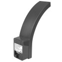 Lampa LED z czujnikiem ruchu Maclean, czujnik ruchu PIR, kolor szary, 10W, IP54, 750lm, neutralna biała (4000K) MCE244 GR