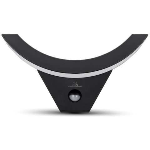 Lampa LED z czujnikiem ruchu Maclean, czujnik ruchu na podczerwień, kolor czarny, 10W, IP54, 800lm, MCE290 B Lampa LED z czujnikiem ruchu Maclean, czujnik ruchu na podczerwień, kolor czarny, 10W, IP54, 800lm, MCE290 B
