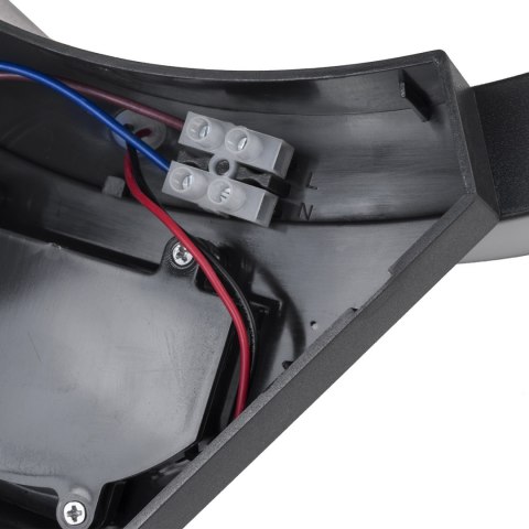 Lampa LED z czujnikiem ruchu Maclean, czujnik ruchu na podczerwień, kolor czarny, 10W, IP54, 800lm, MCE290 B Lampa LED z czujnikiem ruchu Maclean, czujnik ruchu na podczerwień, kolor czarny, 10W, IP54, 800lm, MCE290 B