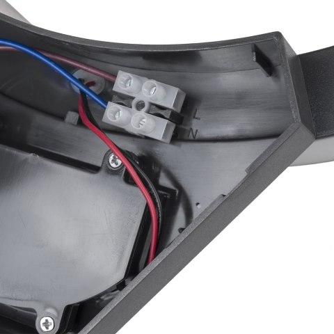 Lampa LED z czujnikiem ruchu Maclean, czujnik ruchu na podczerwień, kolor szary, 10W, IP54, 800lm, MCE290 GR Lampa LED z czujnikiem ruchu Maclean, czujnik ruchu na podczerwień, kolor szary, 10W, IP54, 800lm, MCE290 GR