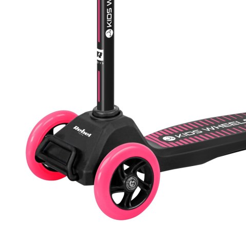 Hulajnoga trójkołowa REBEL KIDS WHEELS PINK Hulajnoga trójkołowa REBEL KIDS WHEELS PINK