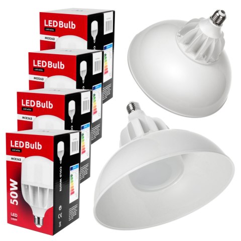 Klosz Maclean, Odbłyśnik, Do magazynowych żarówek LED 50W, CW, Materiał: PC, MCE417 Klosz Maclean, Odbłyśnik, Do magazynowych żarówek LED 50W, CW, Materiał: PC, MCE417