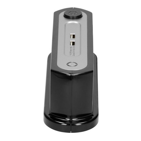 Listwa zasilająca nabiurkowa z wyłącznikiem 3x2P+Z, ładowarka 2xUSB 2.4A, Ogranicznik przepięć TYP 3, kabel H05VV-F 3x1,5, długo Listwa zasilająca nabiurkowa z wyłącznikiem 3x2P+Z, ładowarka 2xUSB 2.4A, Ogranicznik przepięć TYP 3, kabel H05VV-F 3x1,5, długo