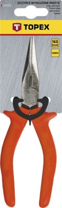 Szczypce wydłużone proste 160 mm, 1000V