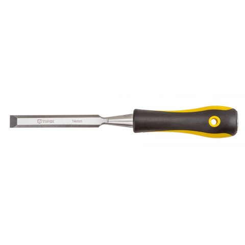 Dłuto 14 mm, dwumateriałowy uchwyt, CrV Dłuto 14 mm, dwumateriałowy uchwyt, CrV