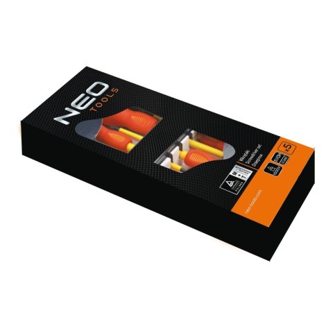 Wkrętaki 1000 V, S2, zestaw 5 szt. Stal Wkrętaki 1000 V, S2, zestaw 5 szt. Stal