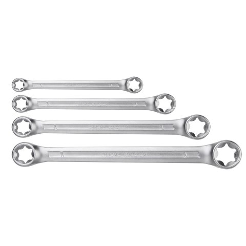 Klucze oczkowe Torx T6-T24, zestaw 4 szt. Klucze oczkowe Torx T6-T24, zestaw 4 szt.