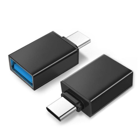 Adapter OTG Maclean, USB A do USB C, Czarny, MCE470 Adapter OTG Maclean, USB A do USB C, Czarny, MCE470