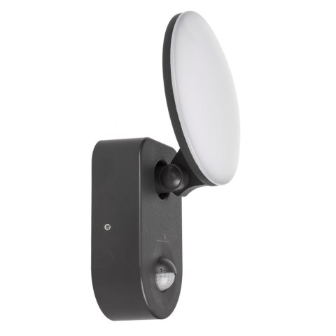 Lampa LED z czujnikiem PIR Maclean, ścienna, z czujnikiem PIR, PC+ALU, 15W, 1100lm, IP65, Neutral White 4000K, szara, MCE367 Lampa LED z czujnikiem PIR Maclean, ścienna, z czujnikiem PIR, PC+ALU, 15W, 1100lm, IP65, Neutral White 4000K, szara, MCE367