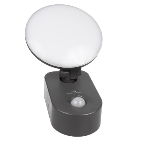 Lampa LED z czujnikiem PIR Maclean, ścienna, z czujnikiem PIR, PC+ALU, 15W, 1100lm, IP65, Neutral White 4000K, szara, MCE367 Lampa LED z czujnikiem PIR Maclean, ścienna, z czujnikiem PIR, PC+ALU, 15W, 1100lm, IP65, Neutral White 4000K, szara, MCE367