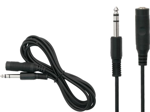 3837# Przedłużacz jack 6,3mm 3m prosty 3837# Przedłużacz jack 6,3mm 3m prosty