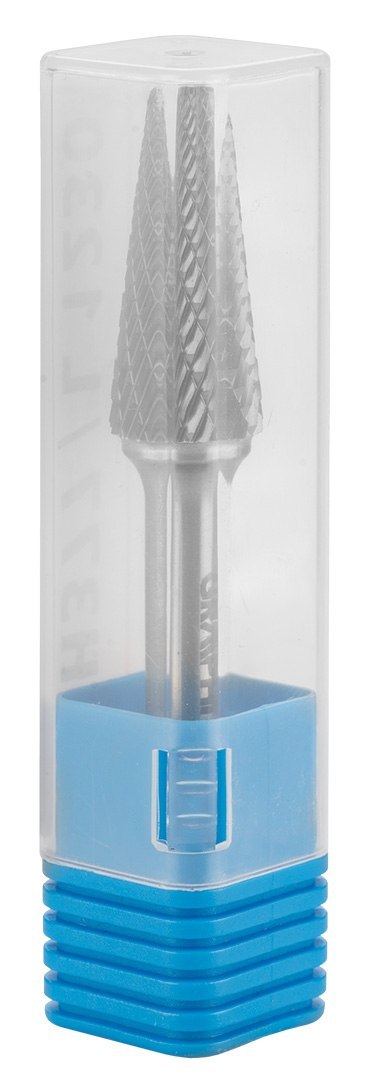 Frez do metalu HM, typ L (stożkowy), 12 x 30 mm, trzpień 6 x 45 mm Frez do metalu HM, typ L (stożkowy), 12 x 30 mm, trzpień 6 x 45 mm
