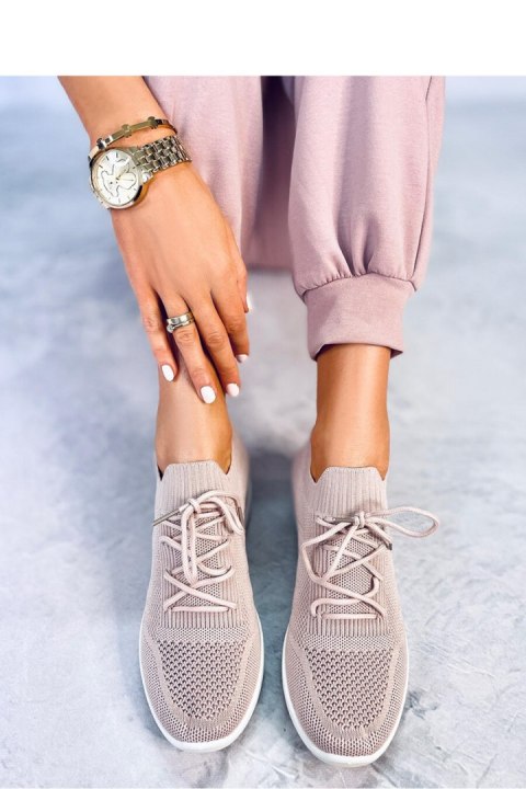 Buty sportowe na ukrytym koturnie CROFT PINK - Inello Inello Buty sportowe na ukrytym koturnie CROFT PINK - Inello Inello