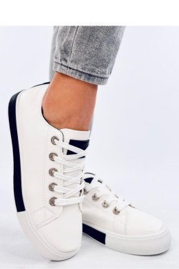 Trampki damskie ROUNDS WHITE/BLACK - Inello Inello